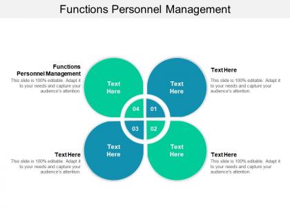 Functions personnel management ppt powerpoint presentation slides portrait cpb