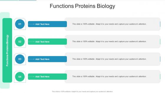 Functions Proteins Biology In Powerpoint And Google Slides Cpb