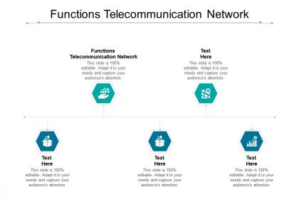 Functions telecommunication network ppt powerpoint presentation layouts elements cpb