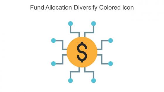 Fund Allocation Diversify Colored Icon In Powerpoint Pptx Png And Editable Eps Format
