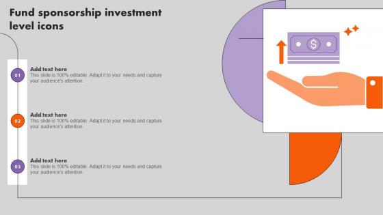Fund Sponsorship Investment Level Icons