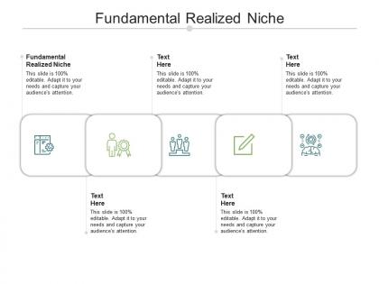 Fundamental realized niche ppt powerpoint presentation icon example cpb