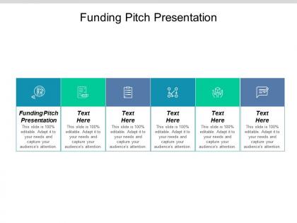 Funding pitch presentation ppt powerpoint presentation ideas brochure cpb