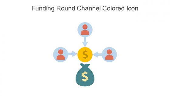 Funding Round Channel Colored Icon In Powerpoint Pptx Png And Editable Eps Format