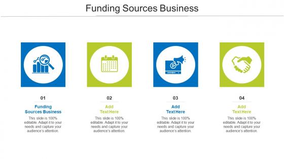 Funding Sources Business Ppt Powerpoint Presentation Gallery Outline Cpb