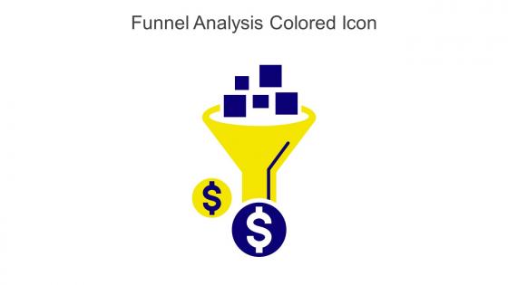 Funnel Analysis Colored Icon In Powerpoint Pptx Png And Editable Eps Format
