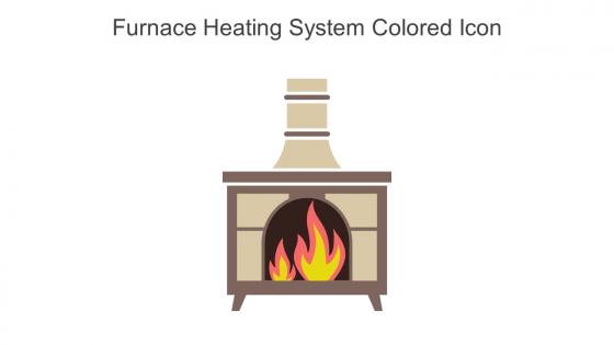 Furnace Heating System Colored Icon In Powerpoint Pptx Png And Editable Eps Format