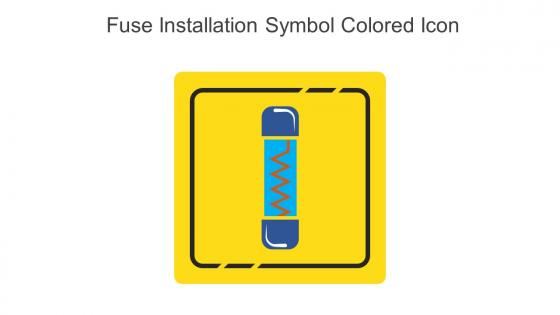 Fuse Installation Symbol Colored Icon In Powerpoint Pptx Png And Editable Eps Format