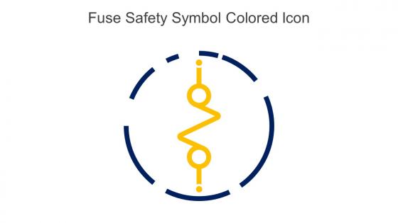 Fuse Safety Symbol Colored Icon In Powerpoint Pptx Png And Editable Eps Format