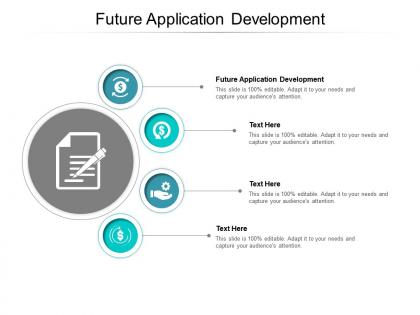 Future application development ppt powerpoint template cpb