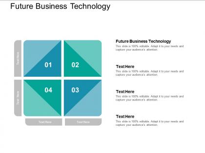 Future business technology ppt powerpoint presentation infographic template visual aids cpb