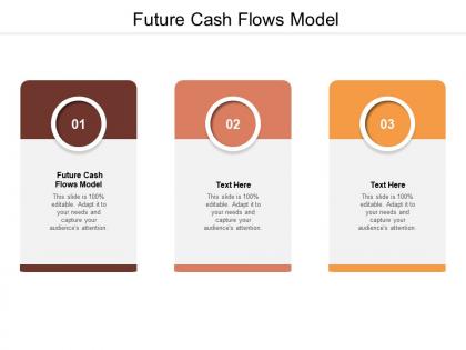 Future cash flows model ppt powerpoint presentation pictures slides cpb
