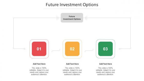 Future Investment Options Ppt Powerpoint Presentation Portfolio Layout Ideas Cpb
