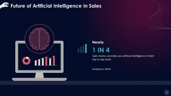 Future Of Artificial Intelligence In Sales Training Ppt