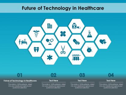 Future of technology in healthcare ppt powerpoint presentation infographic template design