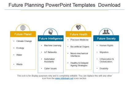 Future planning powerpoint templates download