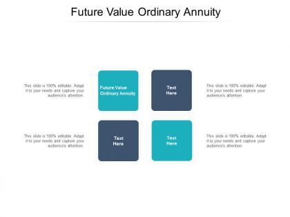 Future value ordinary annuity ppt powerpoint presentation icon graphics cpb