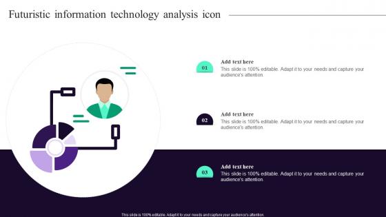 Futuristic Information Technology Analysis Icon