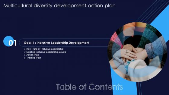 G18 Table Of Contents Multicultural Diversity Development Action Plan Ppt Microsoft