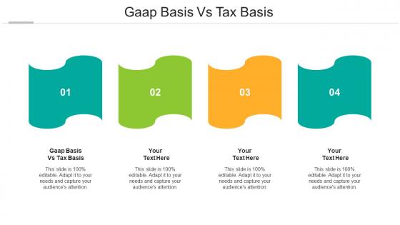 GAAP Basis Vs Tax Basis Ppt Powerpoint Presentation Outline Shapes Cpb