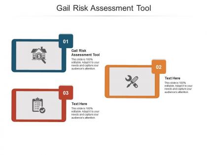 Gail risk assessment tool ppt powerpoint presentation model icons cpb