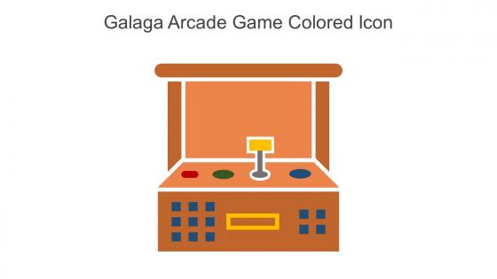 Galaga Arcade Game Colored Icon In Powerpoint Pptx Png And Editable Eps Format