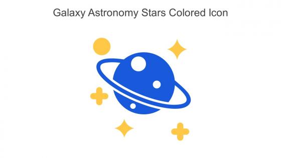 Galaxy Astronomy Stars Colored Icon In Powerpoint Pptx Png And Editable Eps Format
