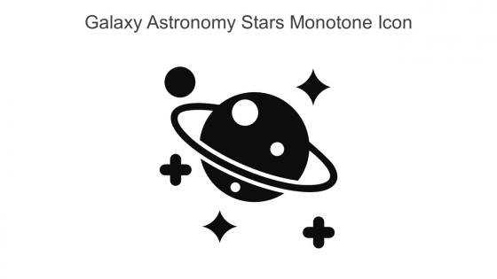 Galaxy Astronomy Stars Monotone Icon In Powerpoint Pptx Png And Editable Eps Format