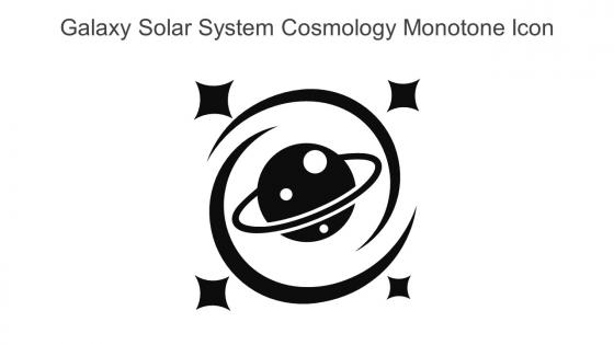 Galaxy Solar System Cosmology Monotone Icon In Powerpoint Pptx Png And Editable Eps Format