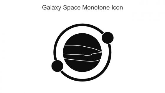 Galaxy Space Monotone Icon In Powerpoint Pptx Png And Editable Eps Format