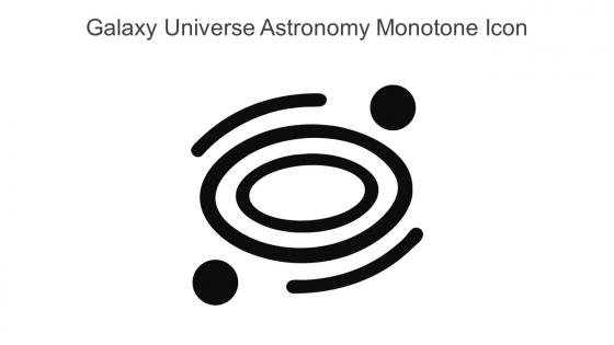 Galaxy Universe Astronomy Monotone Icon In Powerpoint Pptx Png And Editable Eps Format