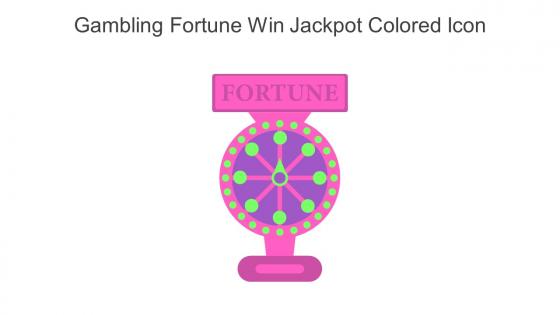 Gambling Fortune Win Jackpot Colored Icon In Powerpoint Pptx Png And Editable Eps Format