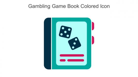 Gambling Game Book Colored Icon In Powerpoint Pptx Png And Editable Eps Format
