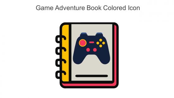 Game Adventure Book Colored Icon In Powerpoint Pptx Png And Editable Eps Format