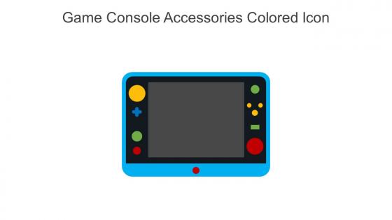 Game Console Accessories Colored Icon In Powerpoint Pptx Png And Editable Eps Format