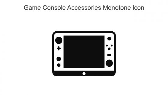 Game Console Accessories Monotone Icon In Powerpoint Pptx Png And Editable Eps Format