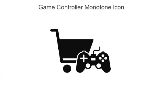 Game Controller Monotone Icon In Powerpoint Pptx Png And Editable Eps Format