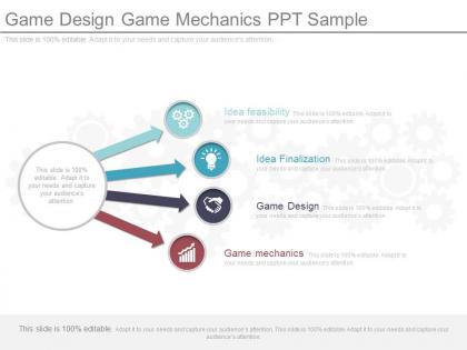 Game design game mechanics ppt sample