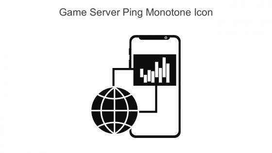 Game Server Ping Monotone Icon In Powerpoint Pptx Png And Editable Eps Format
