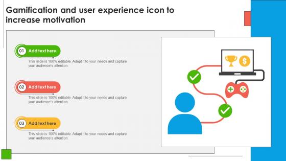 Gamification And User Experience Icon To Increase Motivation