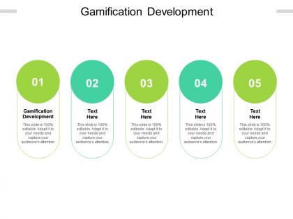 Gamification development ppt powerpoint presentation ideas introduction cpb