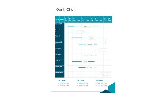 Gantt Chart Commercial Insurance Proposal One Pager Sample Example Document