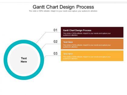 Gantt chart design process ppt powerpoint presentation summary mockup cpb