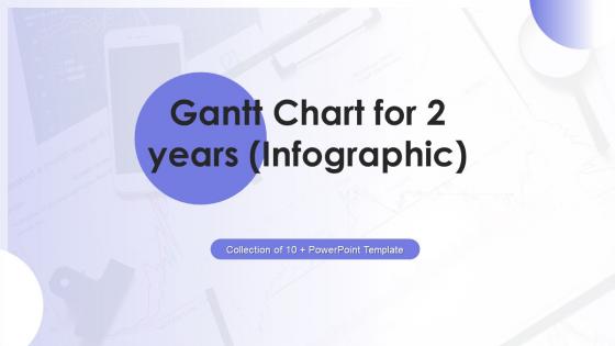 Gantt Chart For 2 Years Infographic Powerpoint Ppt Template Bundles