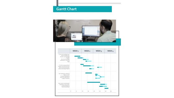 Gantt Chart Freelance Copywriting Proposal One Pager Sample Example Document