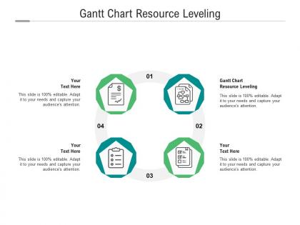 Gantt chart resource leveling ppt powerpoint presentation model infographics cpb