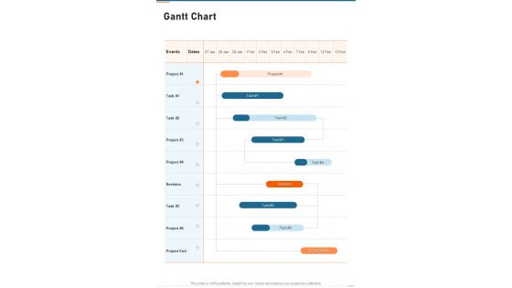 Gantt Chart Software Freelance Proposal One Pager Sample Example Document