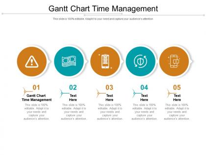 Gantt chart time management ppt powerpoint presentation styles gallery cpb