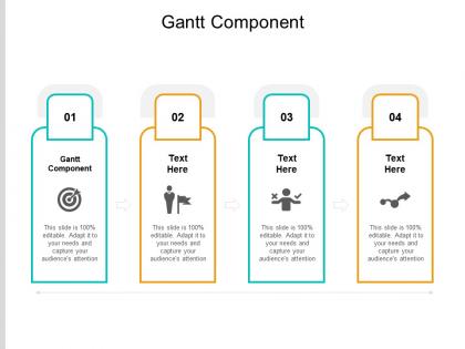 Gantt component ppt powerpoint presentation inspiration example cpb
