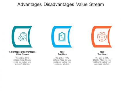 Gap advantages disadvantages value stream ppt powerpoint presentation file deck cpb